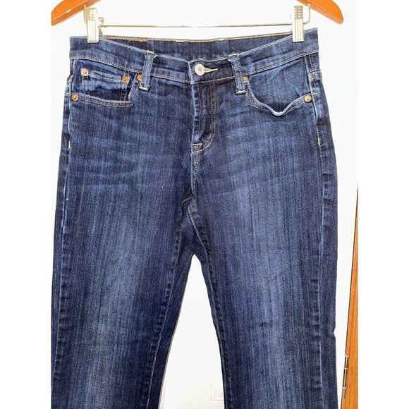 Lucky Brand Petunia Easy Rider Dark Wash Jeans size 27 - Picture 3 of 12